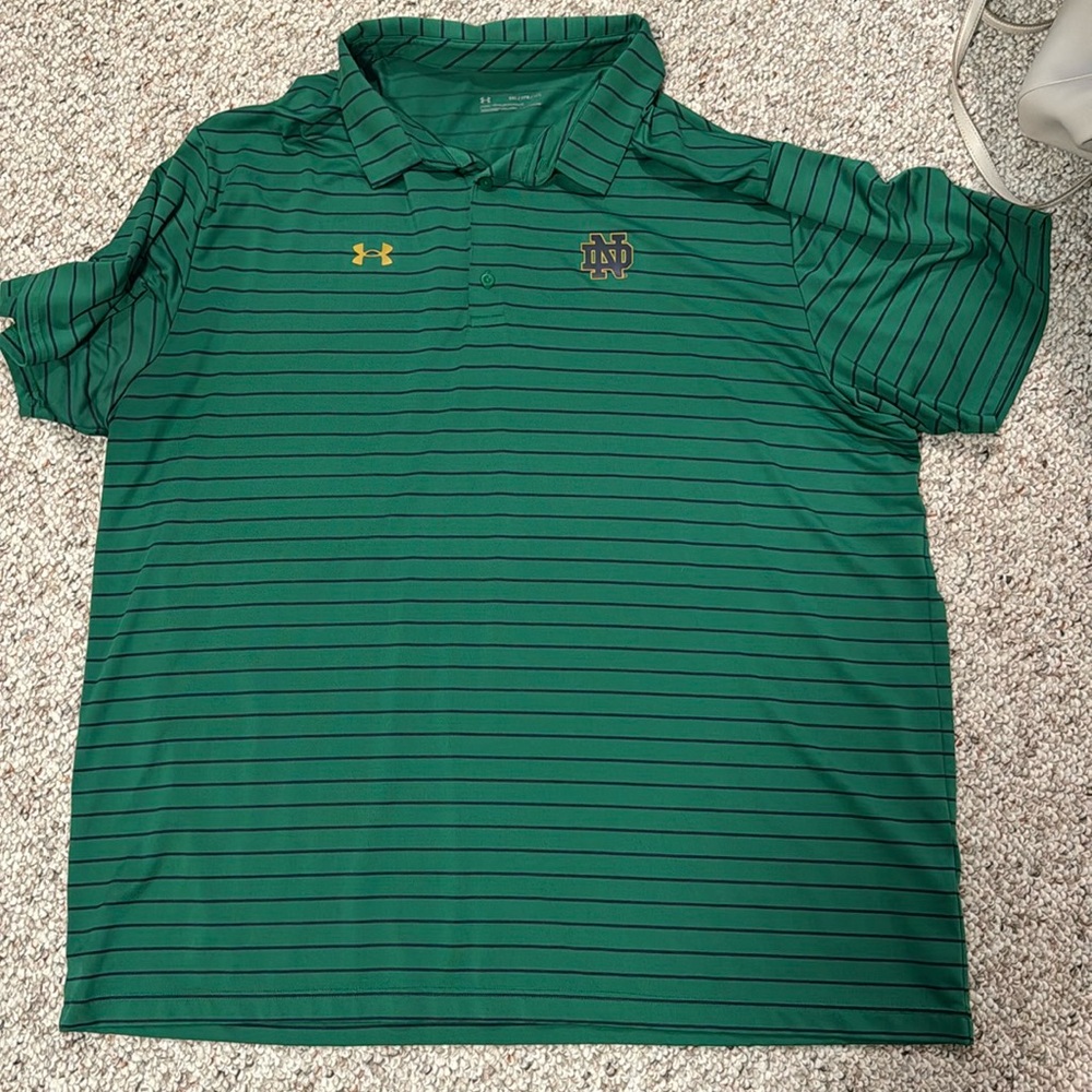 Men’s Notre Dame Under Armour golf shirt